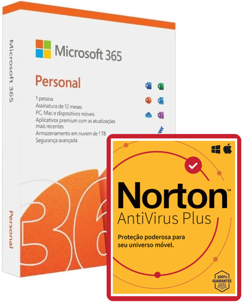 Office 365 Personal + Norton Antivirus Plus