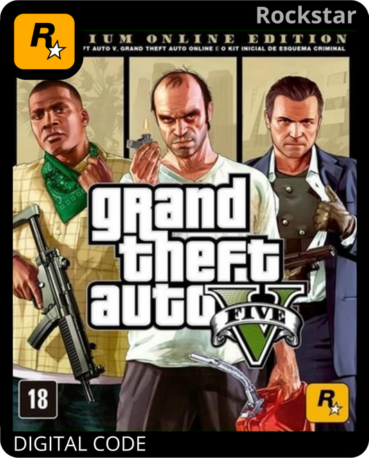 Grand Theft Auto V GTA 5 - Premium Online Edition - Rockstar